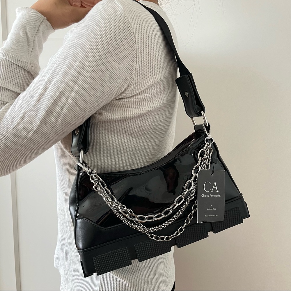 Candace jelly boot purse